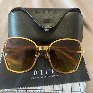 DIFF Donna III Women’s Gradient Sunglasses Preowned